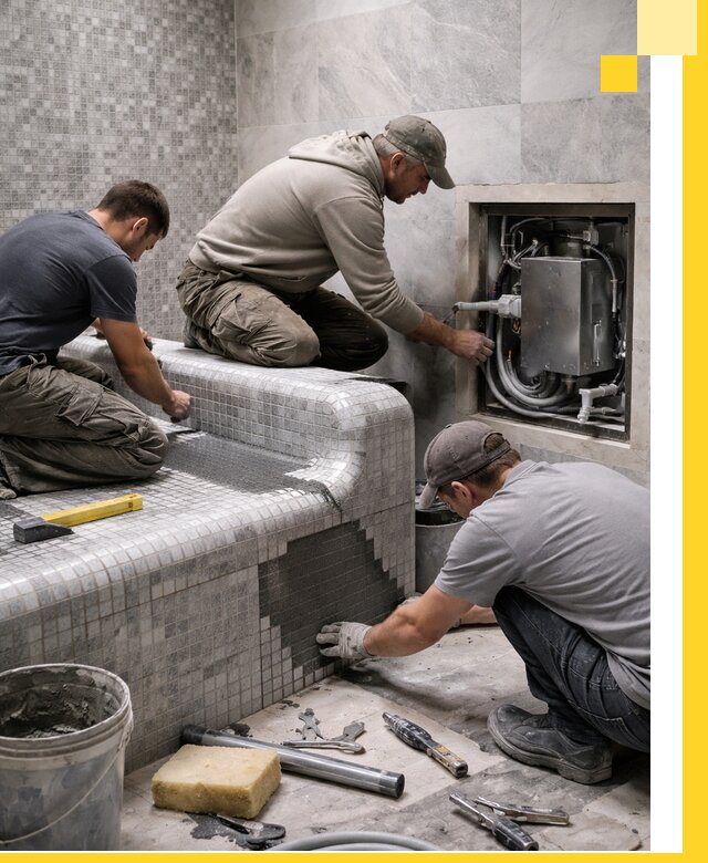 Проекты хамамов под ключ в Кандалакше и дизайн и строительство