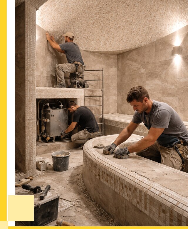 Монтаж хамамов под ключ в Кандалакше от 252575 р. ЭриданКнд