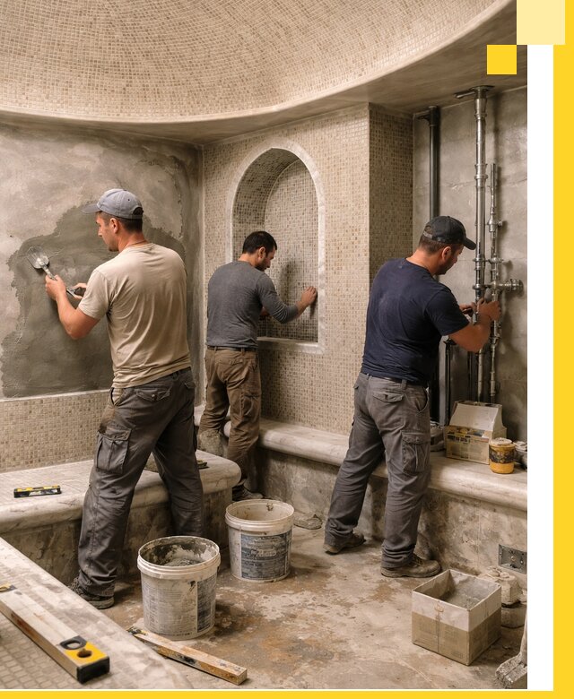 Профессиональный монтаж хамамов под ключ в Кандалакше с гарантией