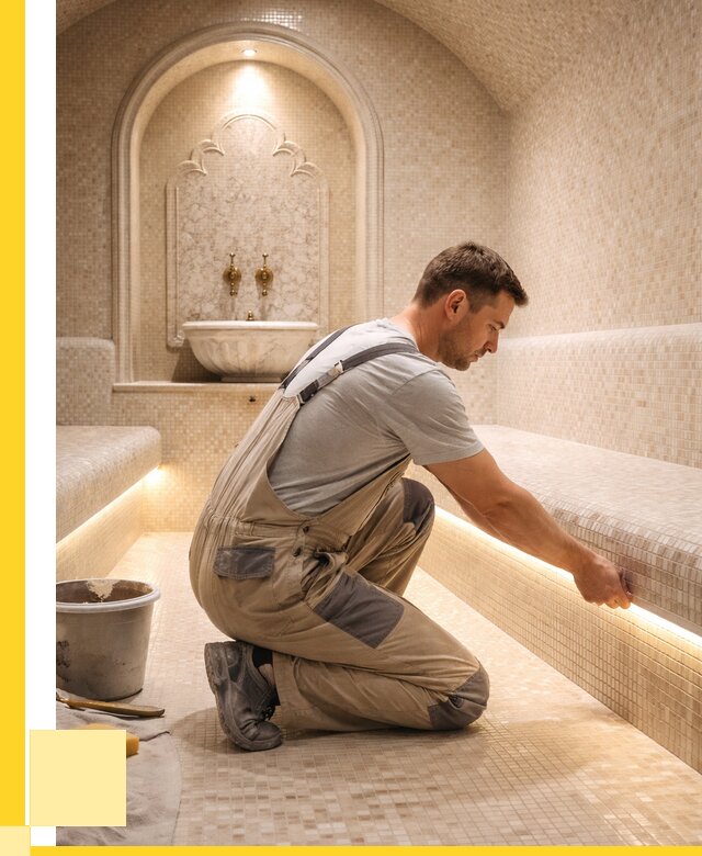 Отделка хамамов под ключ в Кандалакше от 5557 р. | ЭриданКнд