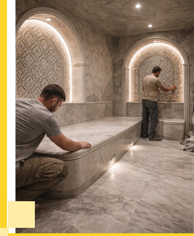 Турецкие бани под ключ в Кандалакше от 252575 р. | ЭриданКнд