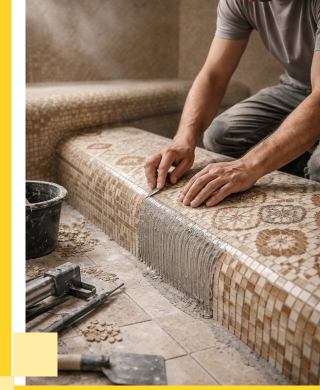 Плитка для хамама под ключ в Кандалакше от 3536 р. | ЭриданКнд